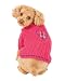 Fashion Pet Pink Heart to Heart Dog Sweater Medium