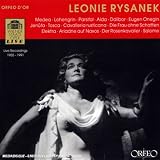 ｜レオニー・リザネク、ウィーン国立歌劇場ライヴ (2CD) [Import] (Tschaikowsky, Pjotr Iljitsch; Verdi, Giuseppe; Pucchini, Giacomo; Smetana, Bedrich; Cherubini, Luigi; Wagner, Richard; Mascagni, Pietro; Janacek, Leos; Strauss, Richard: Eugen Onegin, Aida, Tosca, Dalibor, Medea, Lohngrin, Parsifal, Cavalleria rusticana, Jenufa, Die Frau ohne Schatten, Elektra, Ariadne auf Naxos, Der Rosenkavalier, Salome)