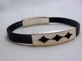 NEW Diamond Steel and Rubber Bracelet, Limited.