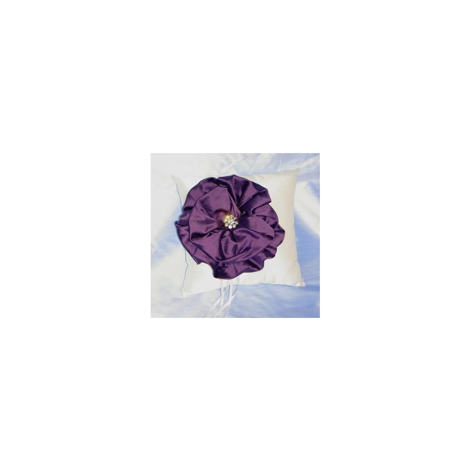 Silk Ring Bearer Pillow With Plum Flower On Popscreen