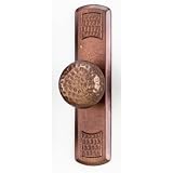 Buy Alno A1423-RSTBRZ Hammered Rosette Cabinet Backplate by Alno
