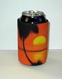 Ocean Sunset Neoprene Can Cooler Two Pack