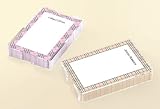 Oxford Memos Pink and Tan - Tan (Set of 96) - Baby Shower Gifts & Wedding Favors