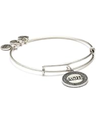 Alex and Ani "Sorority" Alpha Omicron Pi Expandable Wire Bangle Bracelet