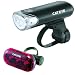 Cateye EL-135 and TL-LD130R Bicycle Headlight and Tail Light Combination