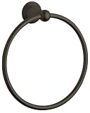 GROHE 40 151 ZB0 Geneva 8-Inch Towel Ring, Oil Rubbed Bronze