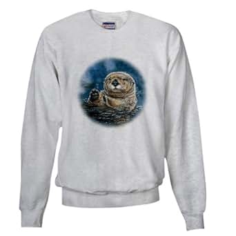 Amazon.com: CafePress Sea Otter Sweatshirt: Clothing