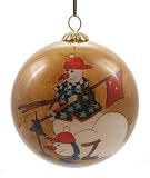 Putting Snowman Golf Christmas Ornament