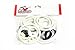 Game Room Guys Gottlieb Cue Ball Wizard Pinball White Rubber Ring Kit