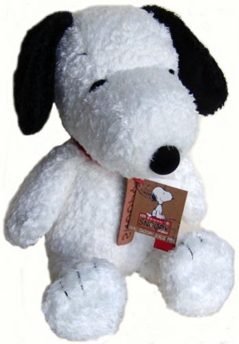 Childrens Toyshop  Collectible : Snoopy - Original Plush Snoopy medium 21cm with leatherette collar tag