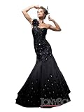 Tony Bowls TBE21111, One-Shoulder Taffeta Mermaid Gown