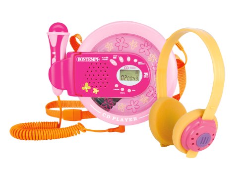 Childrens Toyshop  Toys : Personal Portable CD Player with singalong microphone