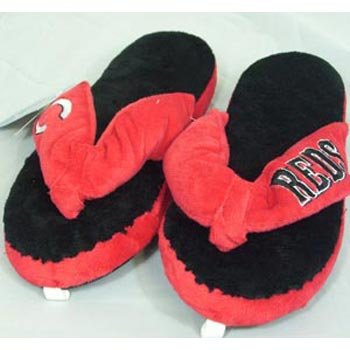 Cincinnati Reds MLB Flip Flop Thong Slippers - Size 10