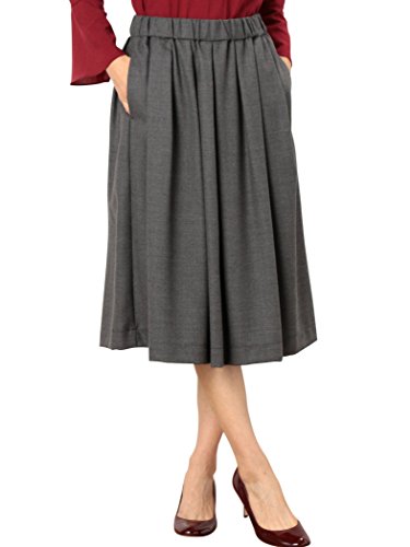 (ユナイテッドアローズ グリーンレーベル リラクシング) UNITED ARROWS green label relaxing ◆CF W ギャザー スカート 36241051333