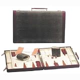 18 - Inch Lizard Style Attache Backgammon - B000EGYSCQ