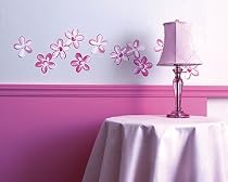 Wallies Pink Roses Flowers Wallpaper Cutouts Decor
