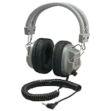 Hamilton Electronics SchoolMate Deluxe Stere/Mono Headphone with 1/8 Plug and 1/4 Adapter, Volume
