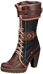 Stork Steps Touch 27BA037, Damen Fashion Stiefel, Braun (Dk Brown/Black/Tan 288), EU 39