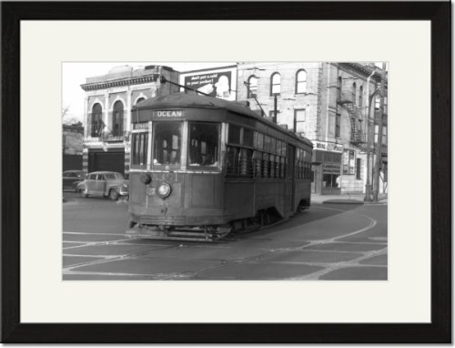 Black Framed/Matted Print 17x23, Rodgers Avenue and Farragut Road