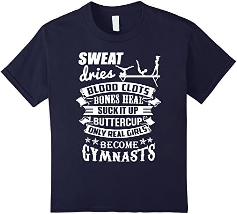 Kids Gymnastics Shirts 12 Navy