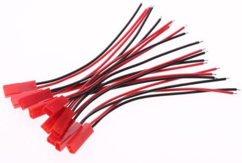 Zjskin High Quailty For RC Lipo Battery Part10 Pairs 100mm JST Connector Plug