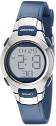 Armitron Sport Women's 45/7012NVSV Digital Watch with Matte Navy Strap