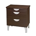 Pablo 3-Drawer Nightstand - Espresso