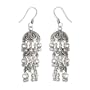 Dangle Earrings Women Silver Jewelry 2.25 inches