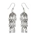 Dangle Earrings Women Silver Jewelry 2.25 inches