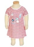 Striped Cotton Dress with Sailor Print