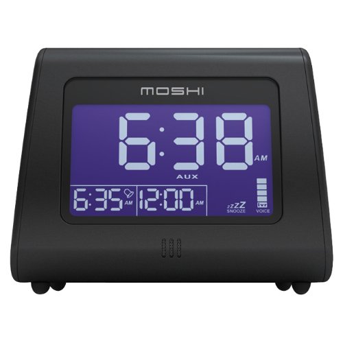 Moshi Voice Control Digital AM and FM Clock Radio - Black IVR006