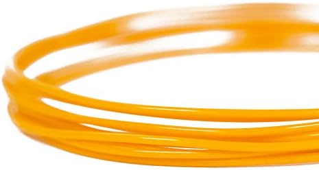 Foxsmart Orange 1.75mm Premium 3D Printer Maker PLA Filament, 12' Doodler Sample
