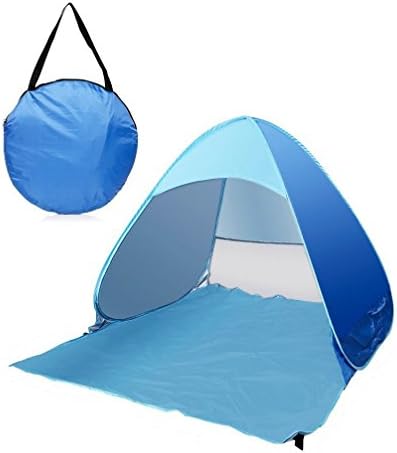 Janeka Portable Outdoor Automatic Pop Up Instant Quick Cabana Beach Tent Sun Shelter Canopy Sun Shade Sport Shelter Family Kids Baby Outdoor Camping Fishing Picnic Hiking