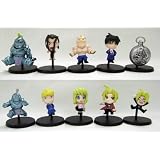 Fullmetal Alchemist: Set of 10 Chibi Display Figures
