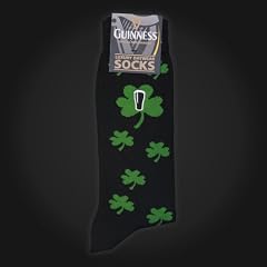 Guinness Black Shamrock Socks