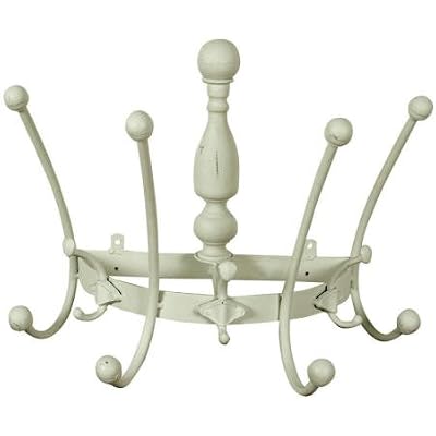 Vintage Style TOWEL/ COAT/ HAT Holder in Cream