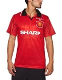 Picture of Score Draw Official Retro Manchester United 1996 FA Cup Final Men's Retro Football Shirt