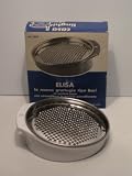 7" Round Stainless Grater with Porcelain on Steel Bowl