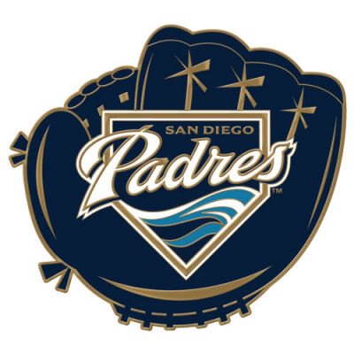 SAN DIEGO PADRES OFFICIAL LOGO GOLD LAPEL PIN
