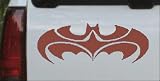 Brown 8in X 3.1in -- Tribal Batman Car Window Wall Laptop Decal Sticker
