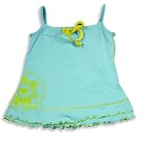Mishmish - Girls Sundress, Aqua, Yellow