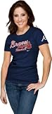 Atlanta Braves Women's 2012 Nike Navy Practice T-Shirt