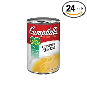 Campbell's Healthy Request Cream Of Chicken Soup, 10.75-Ounce (Pack of 24)