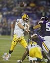 Brett Favre Autographed/Hand Signed Green Bay Packers Passing 16x20 Photo