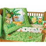 Animals of the Rainforest 4 piece Crib Bedding Set by Fisher-Price