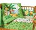 Animals of the Rainforest 4 piece Crib Bedding Set