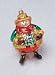 5.5" Western Cowboy Snowman Glass Christmas Ornament #823022-C