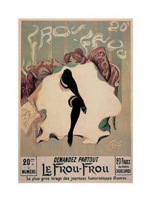 Cover image : Vintage Le Frou Frou by Lucien-Henri Weiluc Fine Art Print / Poster 23.75 x 31.50 in.