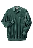 Velour Banded Bottom Pullover
