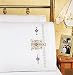 Janlynn Stamped Cross Stitch Kit, Religious Cross Pillowcase Pair